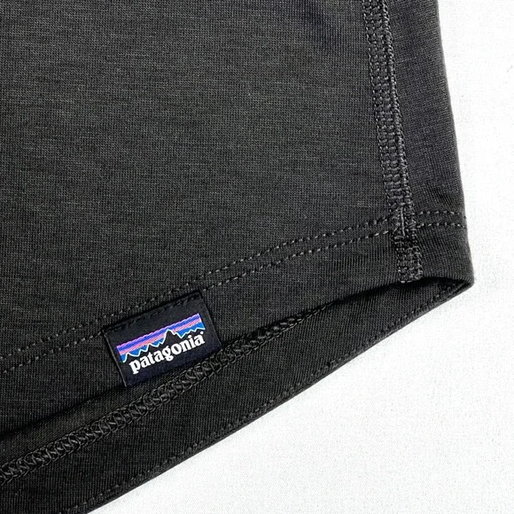 Patagonia Capilene Cool Trail Tee Womens Sz M Ink Black Athletic Performance $39 - Picture 6 of 9